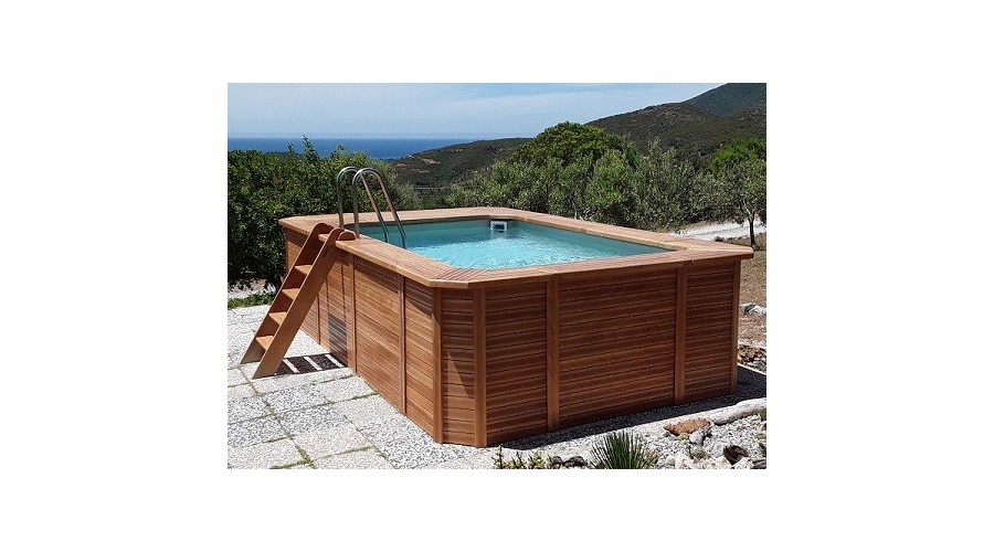 Vendita Piscine Fuori Terra da Giardino Rettangolari in Legno - Poolmaster